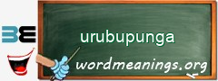 WordMeaning blackboard for urubupunga